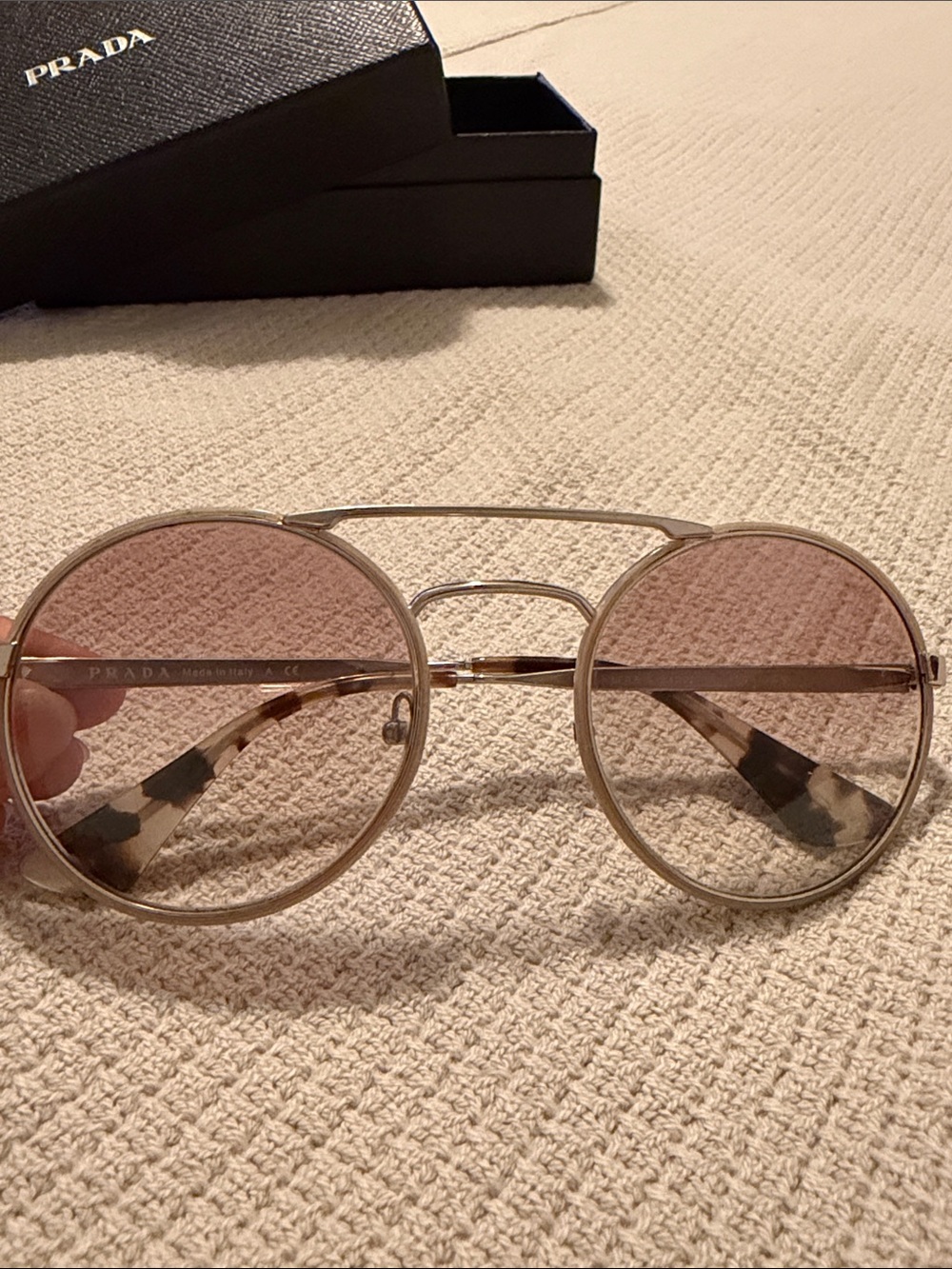 Prada Round Metal Sunglasses - Picture 7 of 7